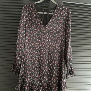 INTERMIX Red Floral Dress